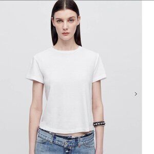 RE/DONE Hanes Classic Tee in Optic White | size medium